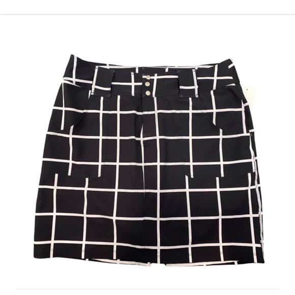 Jofit Black & White Grid Skort – Sz 2 - Picture 1 of 6